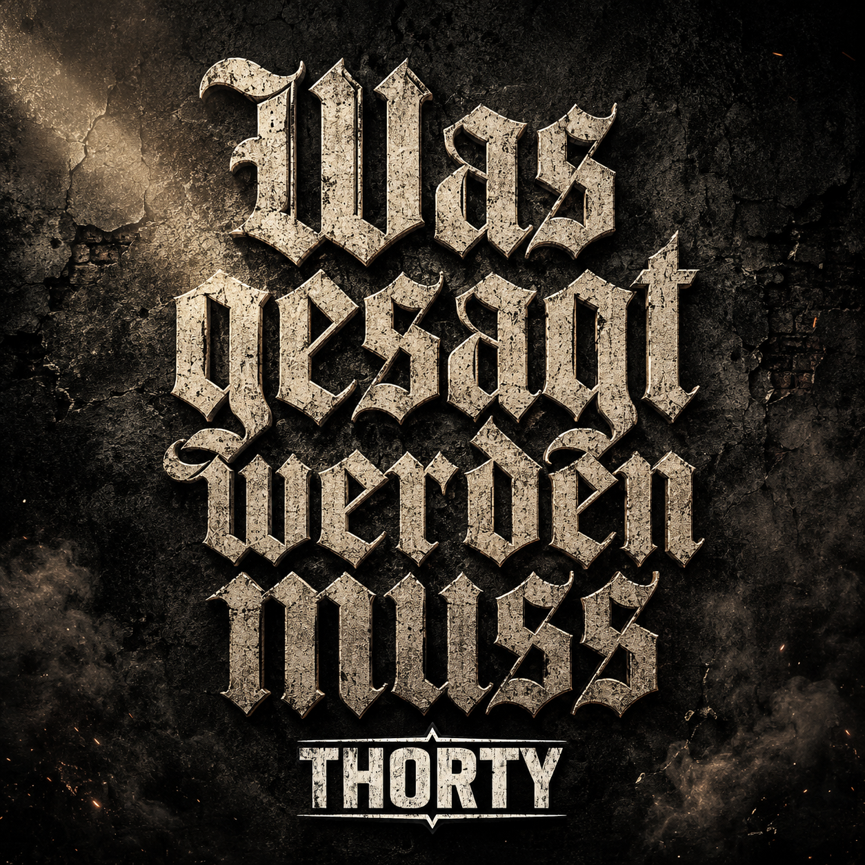 Was gesagt werden muss – THORTY